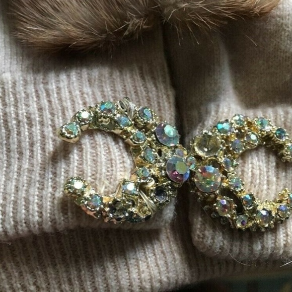 100% Cashmere Sweater with Detachable Fur Collar - Picture 3 of 8